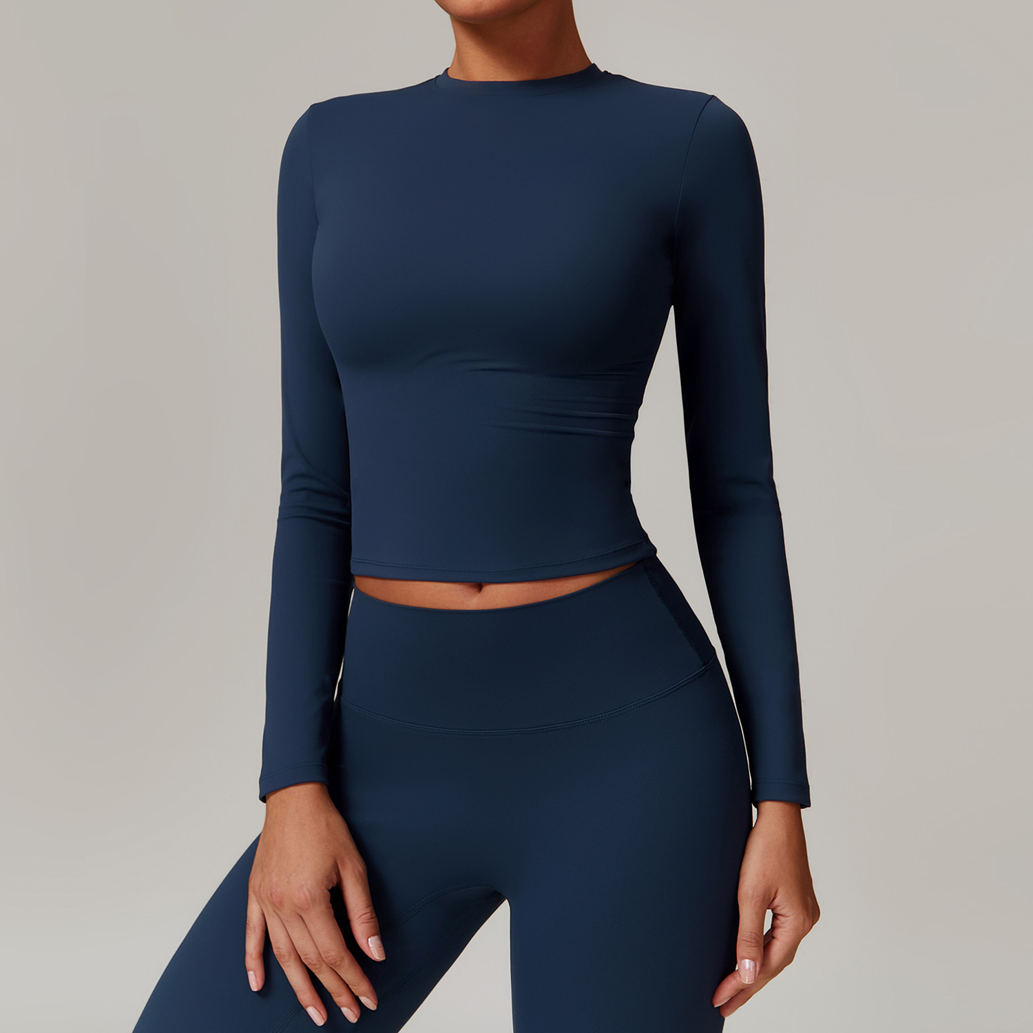 Manches longues Bleu foncé