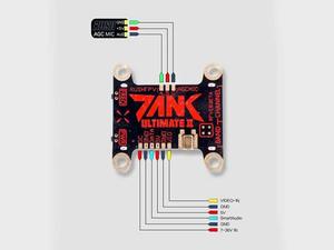 RUSHFPV坦克II V2 5.8G视频发射器48CH赛马场坑/25-800mW可切换2-8S VTX数控FPV自由式赛车无人机 - Product Image 2