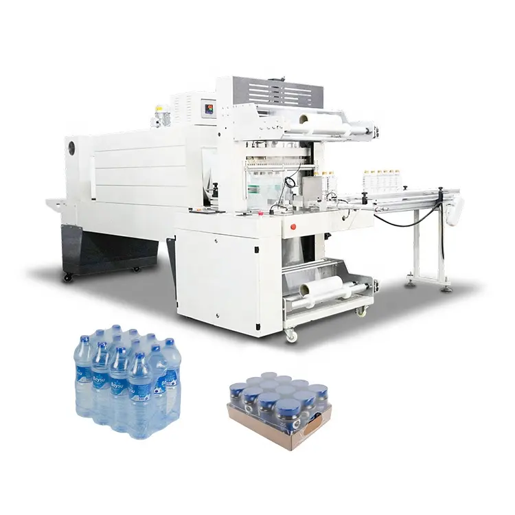 Máquina de embalaje retráctil para botellas, refrescos, agua mineral, máquina de embalaje de grupo de botellas de jugo de fruta