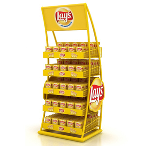 Đặt đồ ăn nhẹ Khoai tây chiên hiển thị giá đứng khoai tây chiên Giá hiển thị cho cửa hàng bán lẻ - Product Image 6