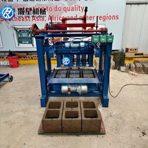 QT4-35B Brick <strong>Block</strong> <strong>Making</strong> <strong>Machine</strong> With Hopper <strong>Automatic</strong> Cement Hollow Brick <strong>Making</strong> <strong>Machine</strong> One for Multiple Use - Product Image 6