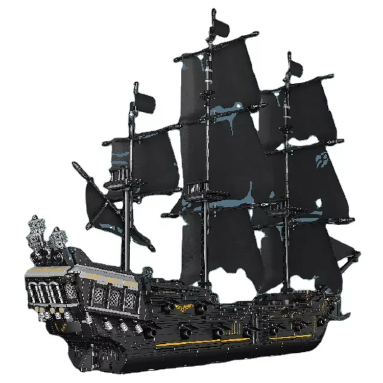13083 13109 13111 13138 mold KING building Blocks Ghost + Dutchman + Black Pearl + Pirate Ship MOC SET regali per adulti (D-ABCDE)(PA01176)