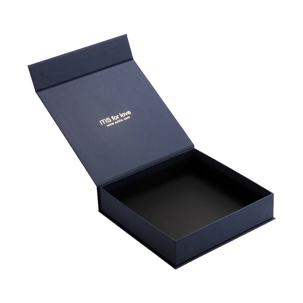 Personalizado luxo magnético presente embalagem papel presente caixa