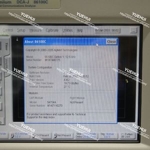 Agilent Infiniium DCA-J 86100C TDR Calibrat ile dijital iletişim analizörü - Product Image 6