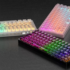 Transparent Programmable Ergonomic Wireless USB Gaming Mechanical <strong>Keyboard</strong> 2.4Ghz for Bluetooth <strong>Computer</strong> Accessories
