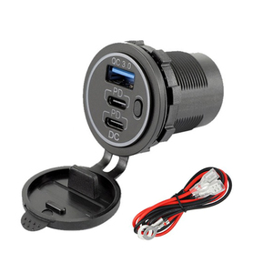 タッチスイッチ付き3ポートQC3.0USB充電器 - Product Image 1