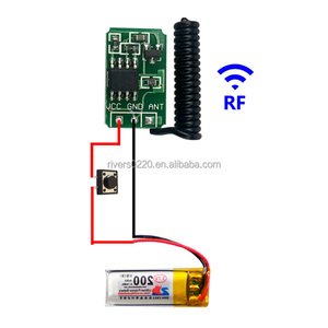 สวิตช์ไมโครรีเลย์ขนาดเล็กขนาดเล็ก,โมดูลสวิตช์โอนสายวงจรรีเลย์ Rf ไร้สาย Dc 3.5V 3.7V 9V 433Mhz - Product Image 5