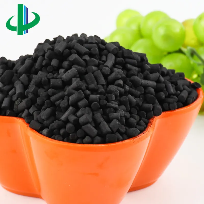 Prodotti chimici per il trattamento delle acque Pellet di carbone attivo adsorbente di grado industriale guscio di cocco carbone carbone attivo colonnare