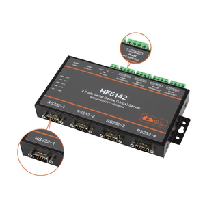 High Flying HF5142B 4 puertos Serial Network Server FreeRTOS Device RS232/RS485/RS422 a Ethernet Converter TCP IP Telnet Modbus - Product Image 2
