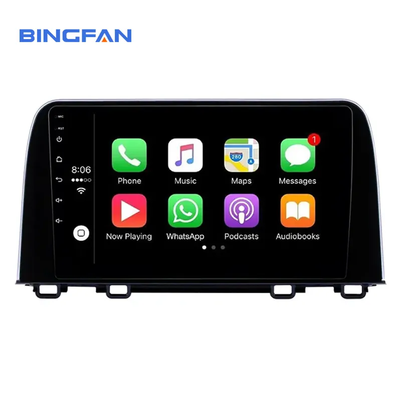 Android 10 Octa Core 4G WIFI Car Touch Screen Stereo IPS Screen Car Radio for Honda CRV 2017-2018 Head Unit GPS Navigation