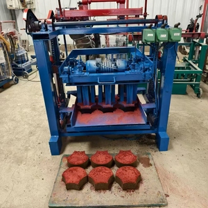 Pavimentadora de bloques sólidos huecos de hormigón Manual, máquina para hacer bloques de enclavamiento, máquina para hacer bloques de pavimentación - Product Image 2