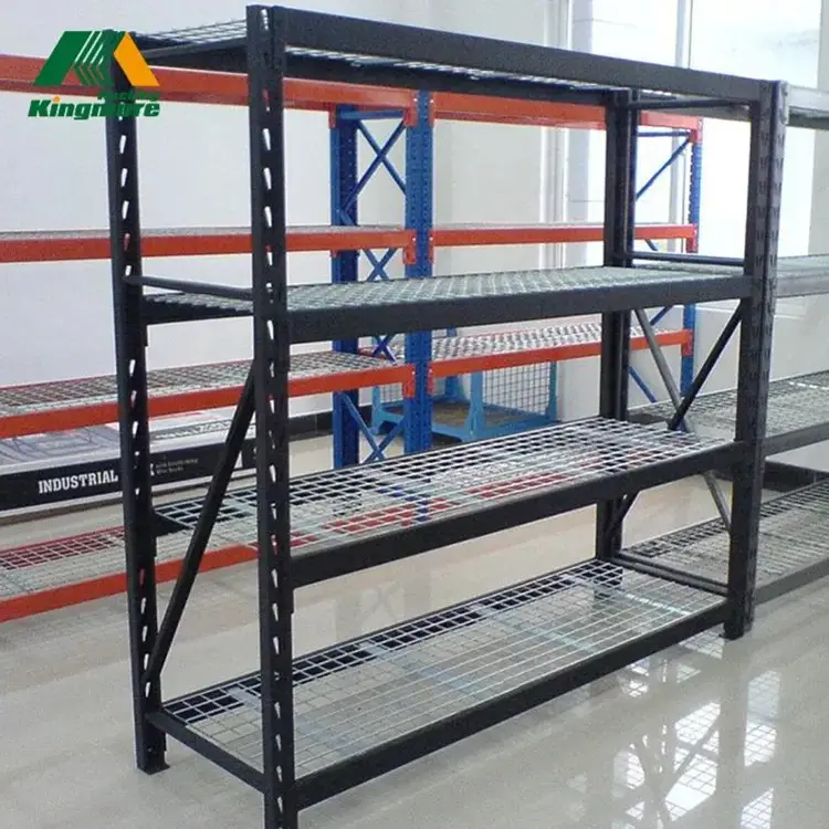 Good quality new style warehouse metal stackable pallet racks with sheet metal pallet
