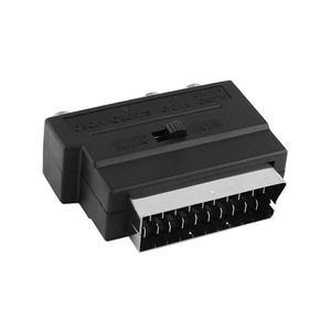 21-poliger Scart-Stecker auf 3-Cinch-AV-Buchse Composite-S-Video-Audio konverter adapter mit Ein/Aus-Schalter AV-Block-Scart-Adapter - Product Image 2