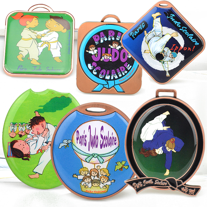 Médaille de sport en métal