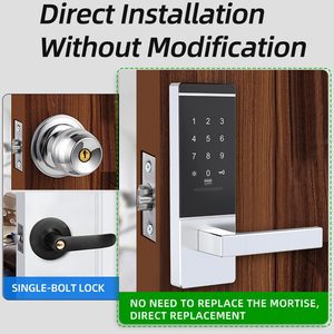 Smart Keyless Deadbolt Lock with <strong>Password</strong> &amp; Combination <strong>Code</strong>, Connected Door Lock for Indoor Home <strong>Security</strong> - Easy Installation - Product Image 3