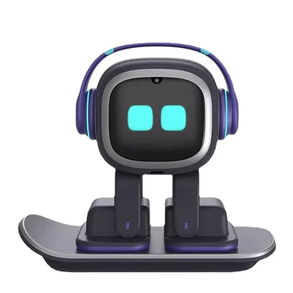 Emo Robot Inteligente emocional interactivo voz Ai juguetes niños acompañan mascota vector robot