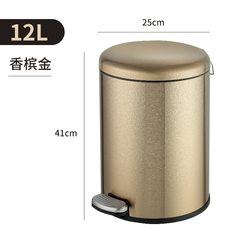 12l champagne or-double baril-intérieur et extérieur