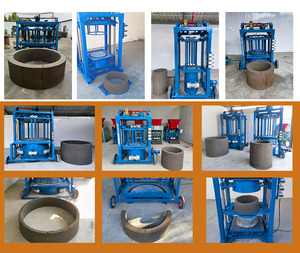 Macchina per la formatura di pozzi in cemento semiautomatico multifunzione - Product Image 4