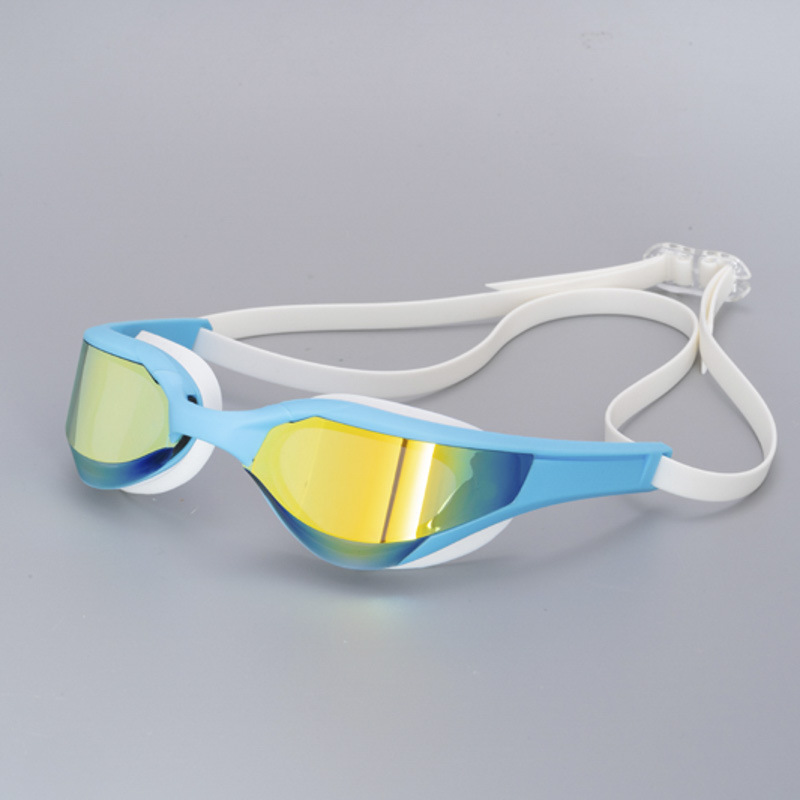 Blue yellow electroplated gold