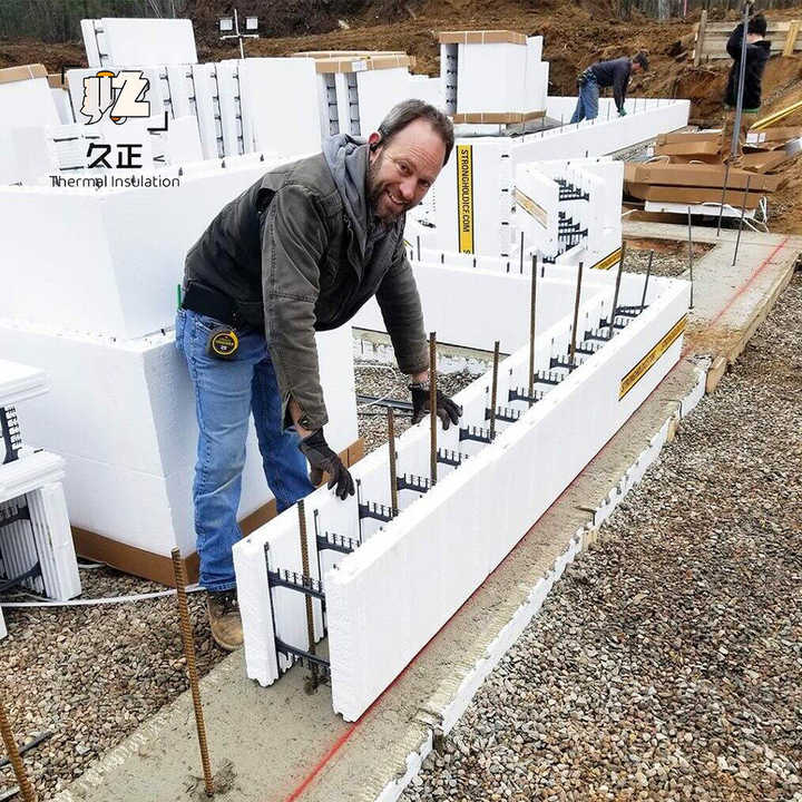 Reinforcement Icf Foundation Blocks Icf Foundation Pouring Icf