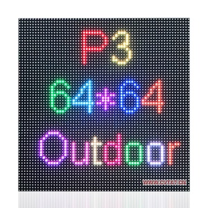 Nuovo modulo P3 impermeabile per pubblicità esterna con schermo a LED 192*192mm per centri commerciali negozi al dettaglio metropolitane SDK - Product Image 1