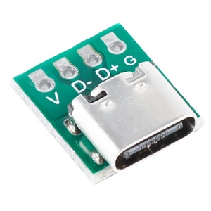 TYPE-C USB3.1 16ピンメスから2.54mmタイプCコネクタ<span class=keywords><strong>16P</strong></span>アダプタテストPCBボードプレートソケット (データワイヤーケーブル転送用)