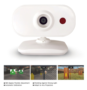 El sistema de entrenamiento de tiro láser profesional incluye simulador de tiro de retroceso, software y rastreador para campo de tiro interior - Product Image 2