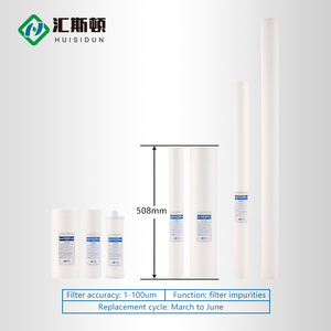 ผ้าฝ้ายกรองเส้นใยโพลีเอสเตอร์ <span class=keywords><strong>PP</strong></span> ขนาด10*2.5นิ้วเหมาะสำหรับการจัดการระบบการทำน้ำให้บริสุทธิ์ - Product Image 6