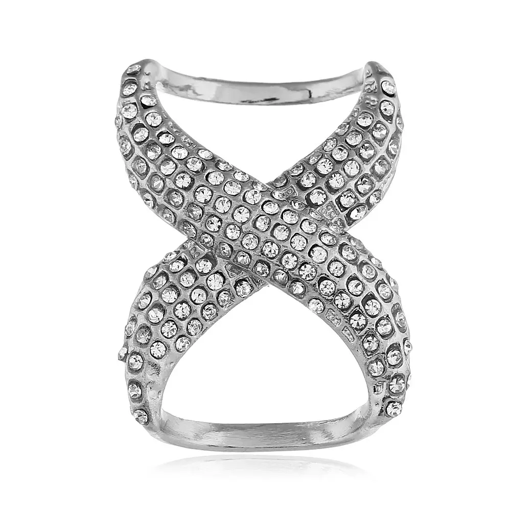 Anel de liga de zinco para mulheres, anel de metal de liga de zinco com 8 formatos infinito de seda, lenço de suporte, acessório, fivela de anel para mulheres