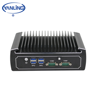 Mini ordenador sin ventilador Core i7 i5 10, procesador compatible con 2 COM opcional, PC integrado con montaje VESA i5, pc de escritorio, compatible con win 11 - Product Image 1