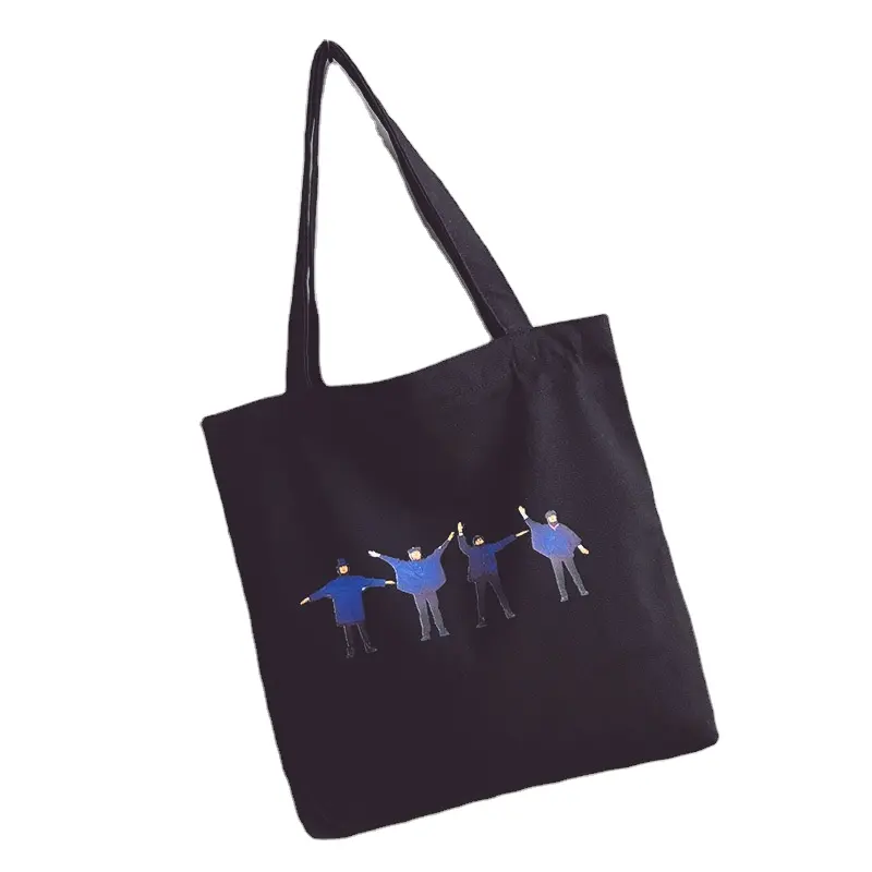 Kazze новый стиль, индивидуальная оптовая продажа, простые холщовые сумки-тоут, Популярные универсальные сумки с логотипом на заказ