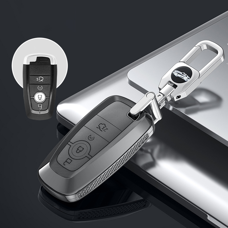 4 Button Black+Key Ring
