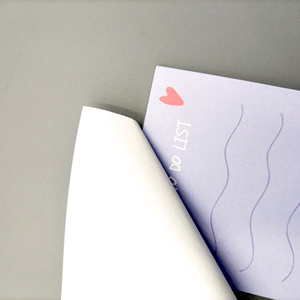 Bloc de notas personalizado de alta calidad, bonito diseño de línea Horizontal, blocs de notas extraíbles de papel compensado grueso para uso en la Oficina y la escuela - Product Image 5