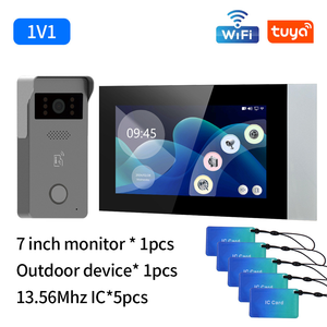 Anjielo Professional Villa Series Smart Video Timbre con Tuya App 2-Line Video Intercom HD Sistema de monitoreo visual - Product Image 2