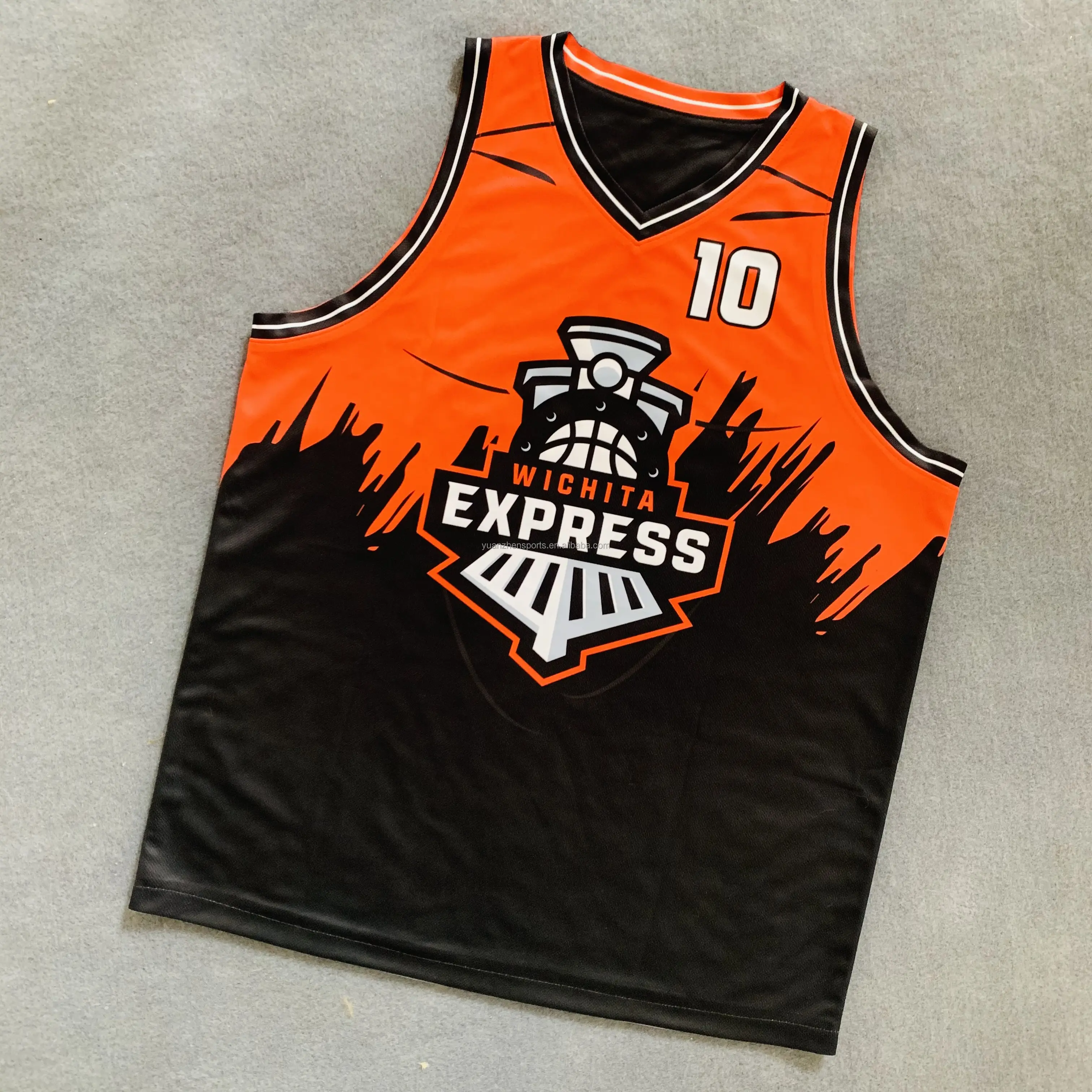 Camisa de basquete personalizada Fll de alta qualidade para adultos, roupa esportiva de secagem rápida com técnica de estampagem, com nome da equipe, pode ser cara