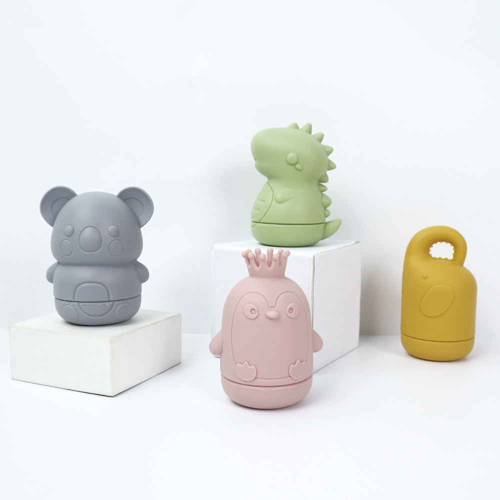 4 Pcs/set Animal Bath Toy