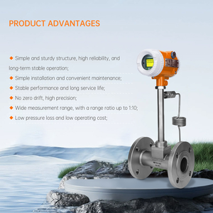 Dễ dàng cài đặt xung RS485 tín hiệu đầu ra gas Vortex Flow Meter cho hơi nước thế hệ - Product Image 4
