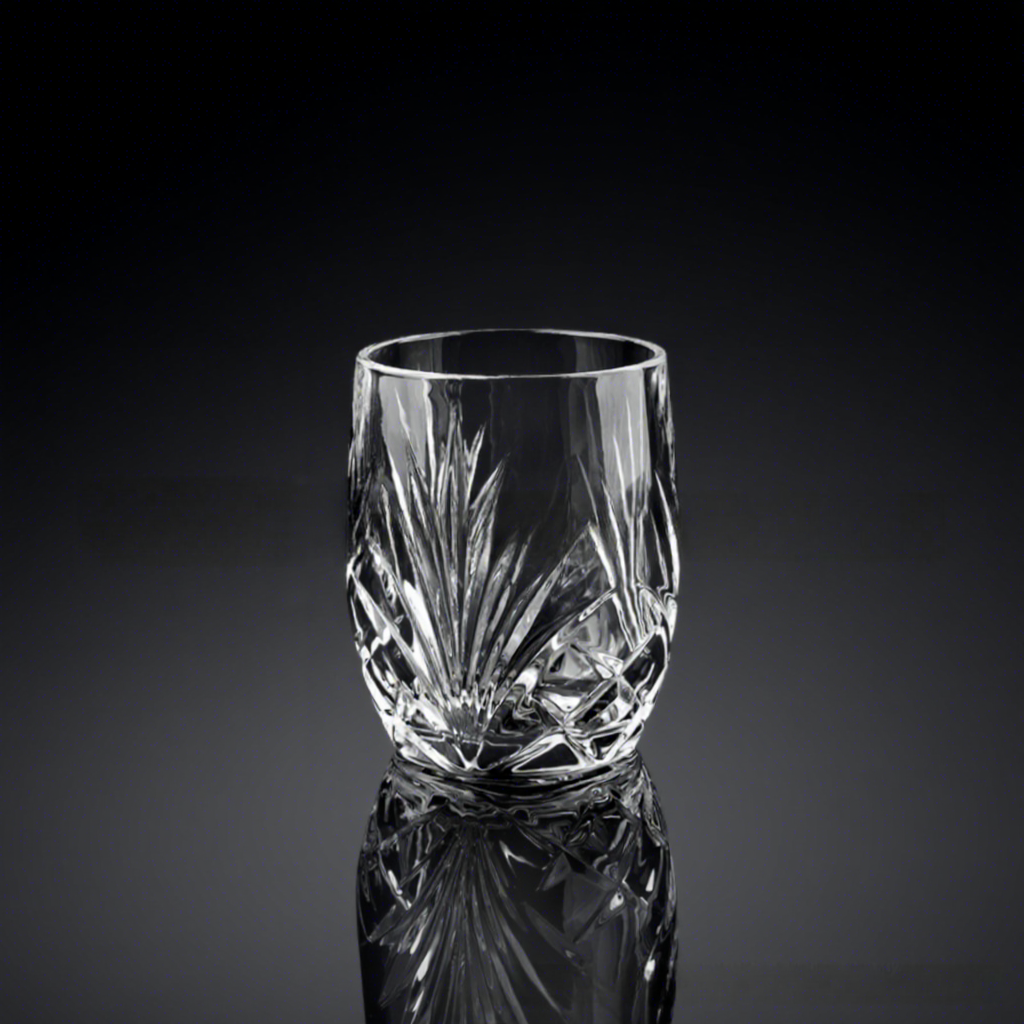 transparent dublin egg shaped short cup