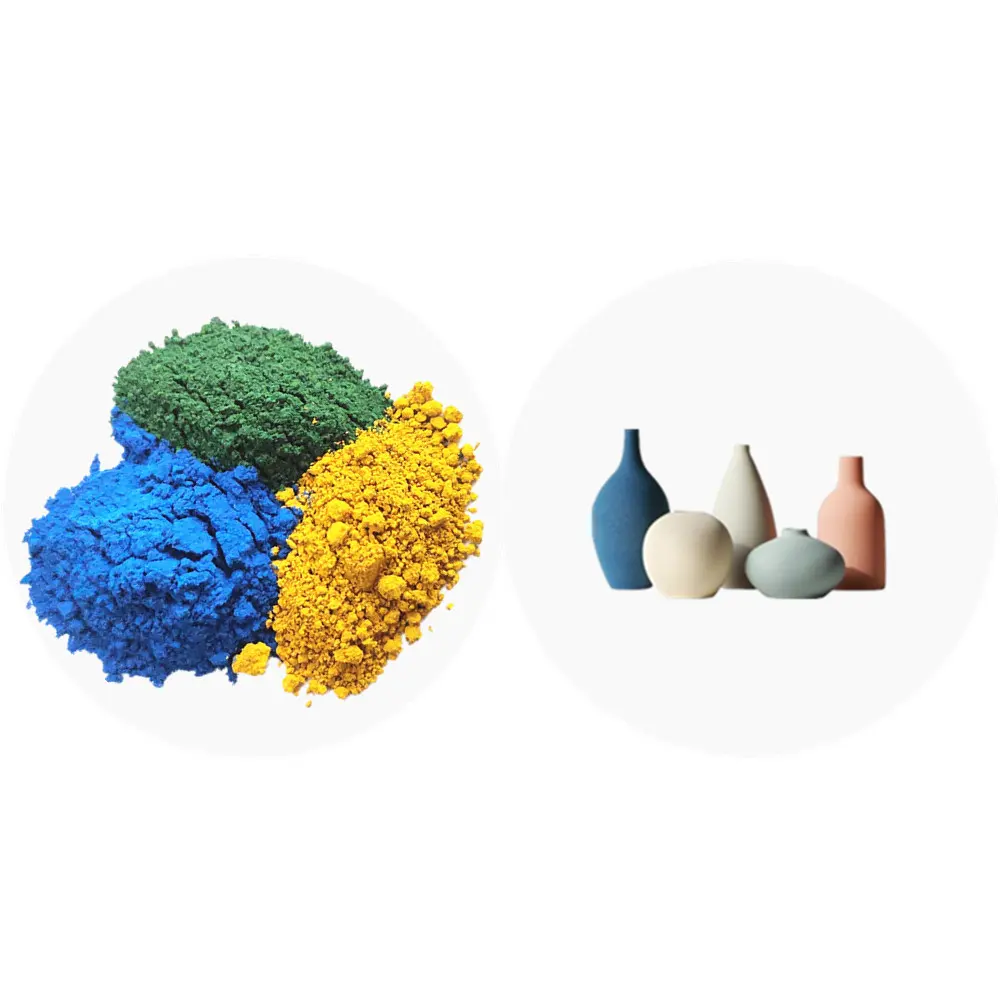 Pigmento inorganico sintetico ossido di ferro di colore in polvere per ceramica smalto dello smalto