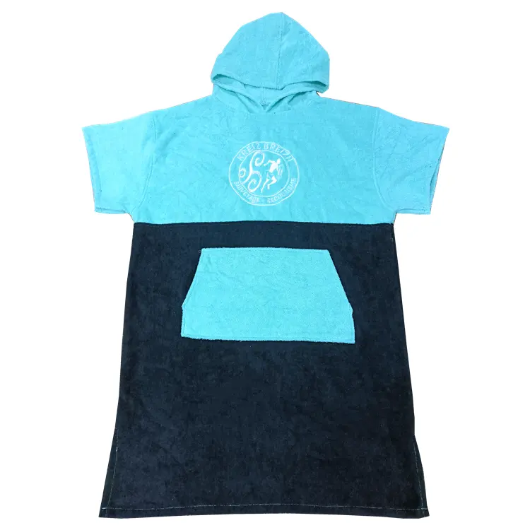 Bata de toalla con capucha para surfear, Poncho de playa para surfear, natación, baño, adultos, hombres y mujeres