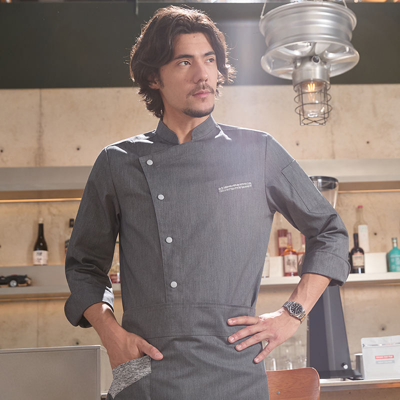 Gray top with long sleeves