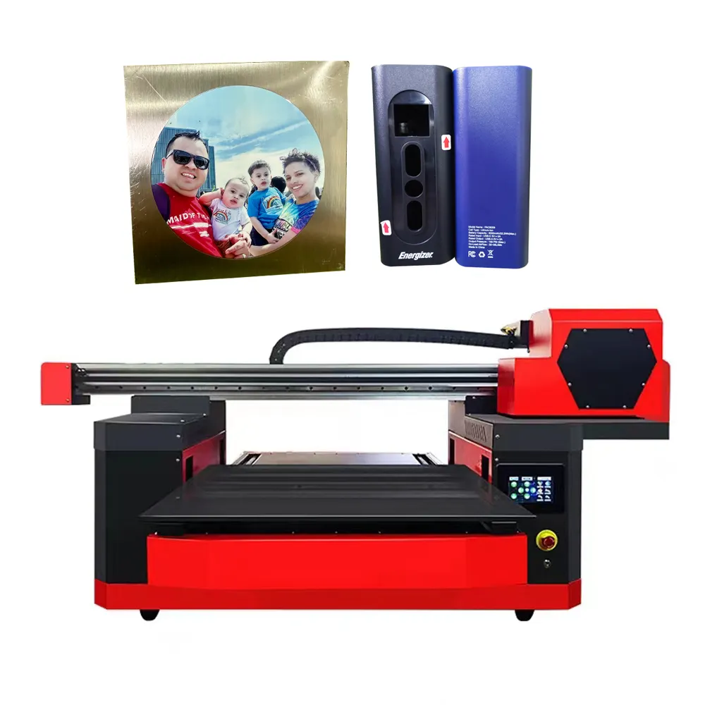 Stampante a getto d'inchiostro DOMSEM UV tazza macchina da stampa plastica Pvc pellicola per animali domestici adesivi stampante 5060 Flatbed Uv stampanti