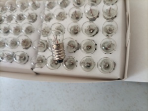 E10 Screw Type Signal Indicator <strong>Light</strong> Bulb 1.5v0.3A 10mm Small Bulb for Physical Science Electrical Laboratory Equipment School - Product Image 6