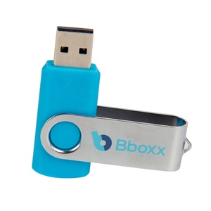 Поворотный 128 ГБ USB флэш-накопитель Пользовательский логотип рекламная память USB диск из металла и с USB 3,0 интерфейсом - Product Image 1