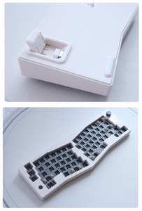 ABM066 Barebones Kit Alice-layout VIA programable Intercambiable en caliente Bluetooth/2,4 Ghz/Tipo-C Conectividades para Win/Mac - Product Image 6