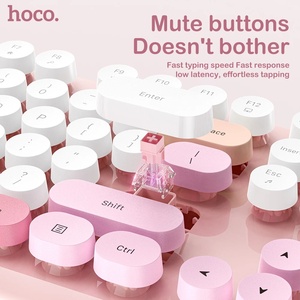 HOCO 2,4G USB silencioso Bluetooth Gaming teclado y ratón inalámbrico para iPad Xiaomi Samsung Huawei teléfono tableta Android e IOS - Product Image 5