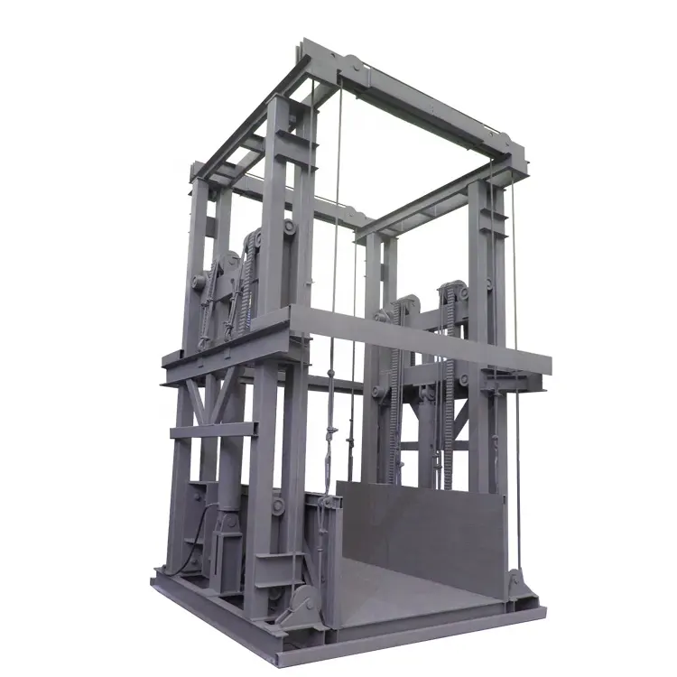 Ascensore alternativo verticale dell'ascensore del carico dell'ascensore del carico di alta efficienza di trasporto continuo idraulico