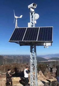 Telecamere di monitoraggio di sicurezza per esterni cctv sistema ad energia solare kit completo solare con batteria e Controller PWM - Product Image 2