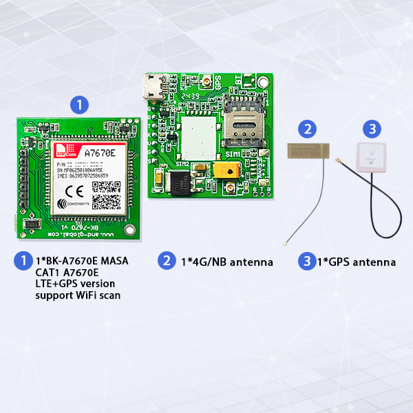 With PCB GPS antenna