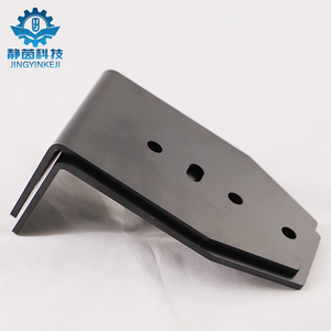 Rechter Winkel plus fester Block schwarze Halterung L-förmige Spezialwinkeleisen-Hardware verbundenes Schrift lager für Hochleistungs-Gleit schiene - Product Image 5
